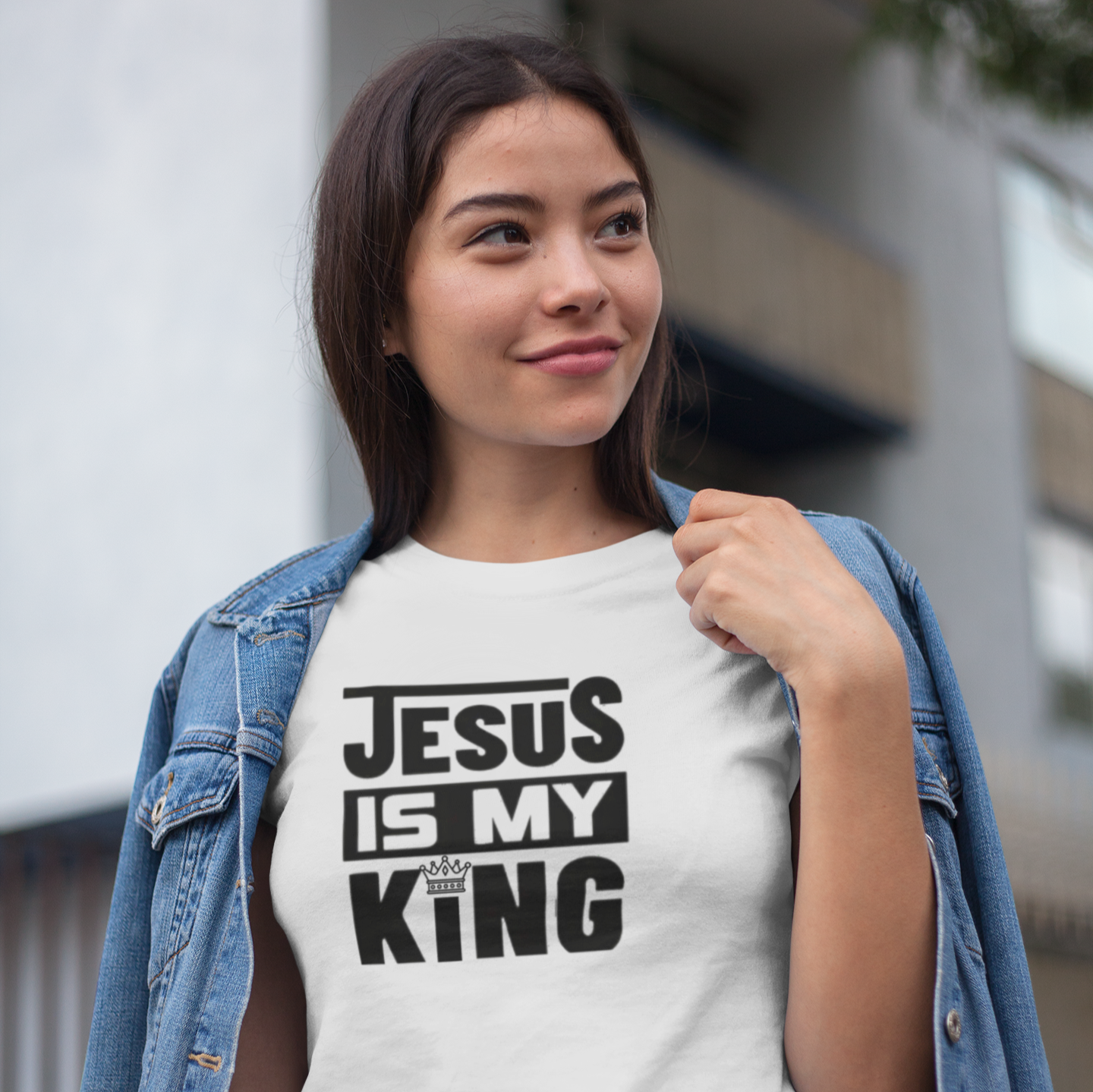 "JESUS IS MY KING" GRAPHIC PRINT (ORIGINAL SMALL PRINT)