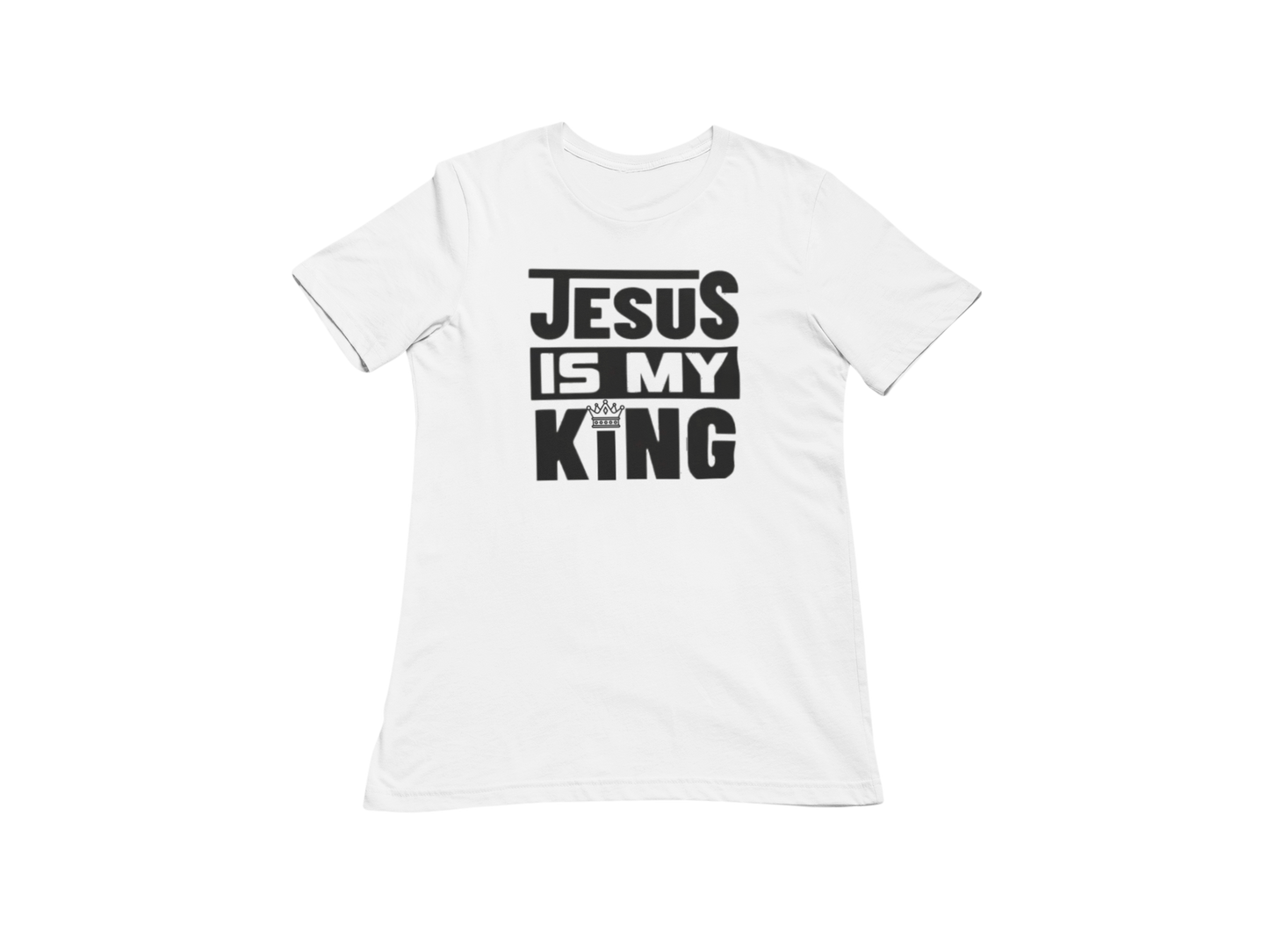 "JESUS IS MY KING" GRAPHIC PRINT (ORIGINAL SMALL PRINT)