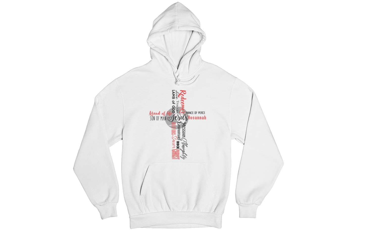 CROSS OF THE NAMES OF JESUS CUSTOM DESIGN GRAPHIC