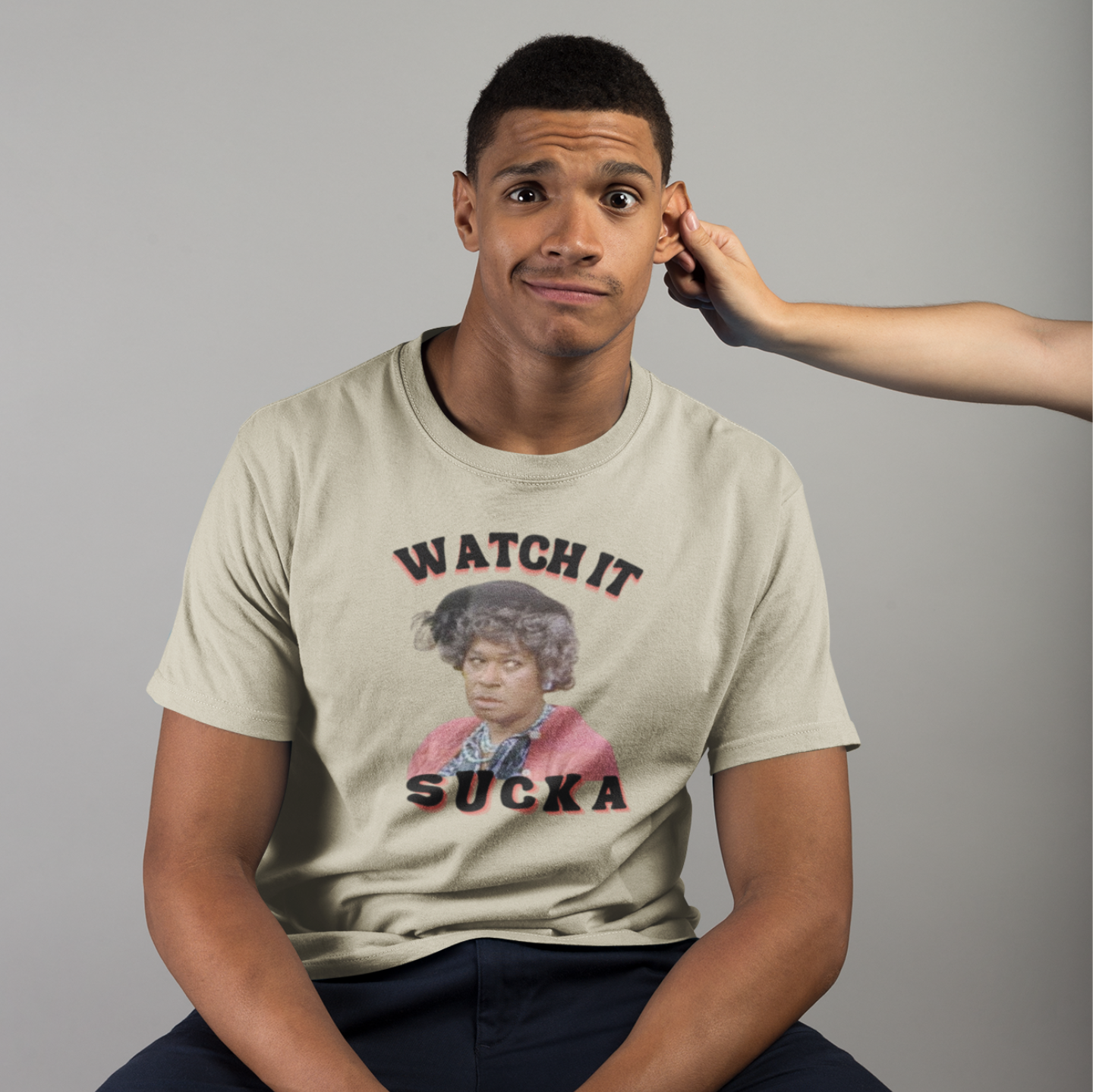 "WATCH IT SUCKA" CUSTOM DESIGN GRAPHIC T-SHIRT