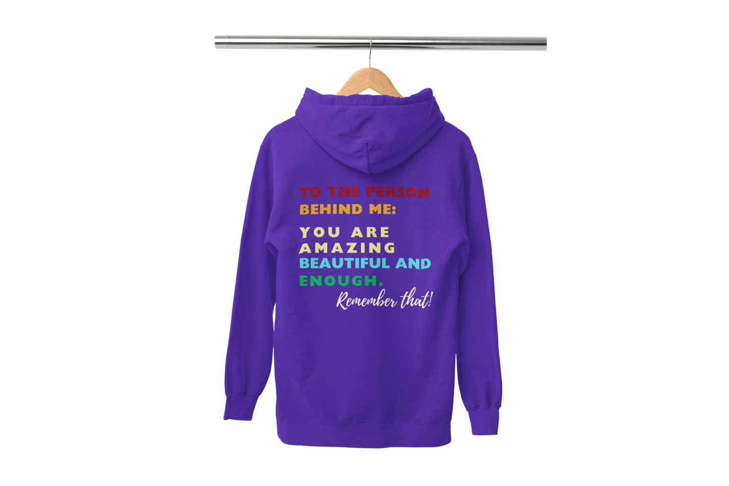 "TO THE PERSON BEHIND ME" CUSTOM DESIGN