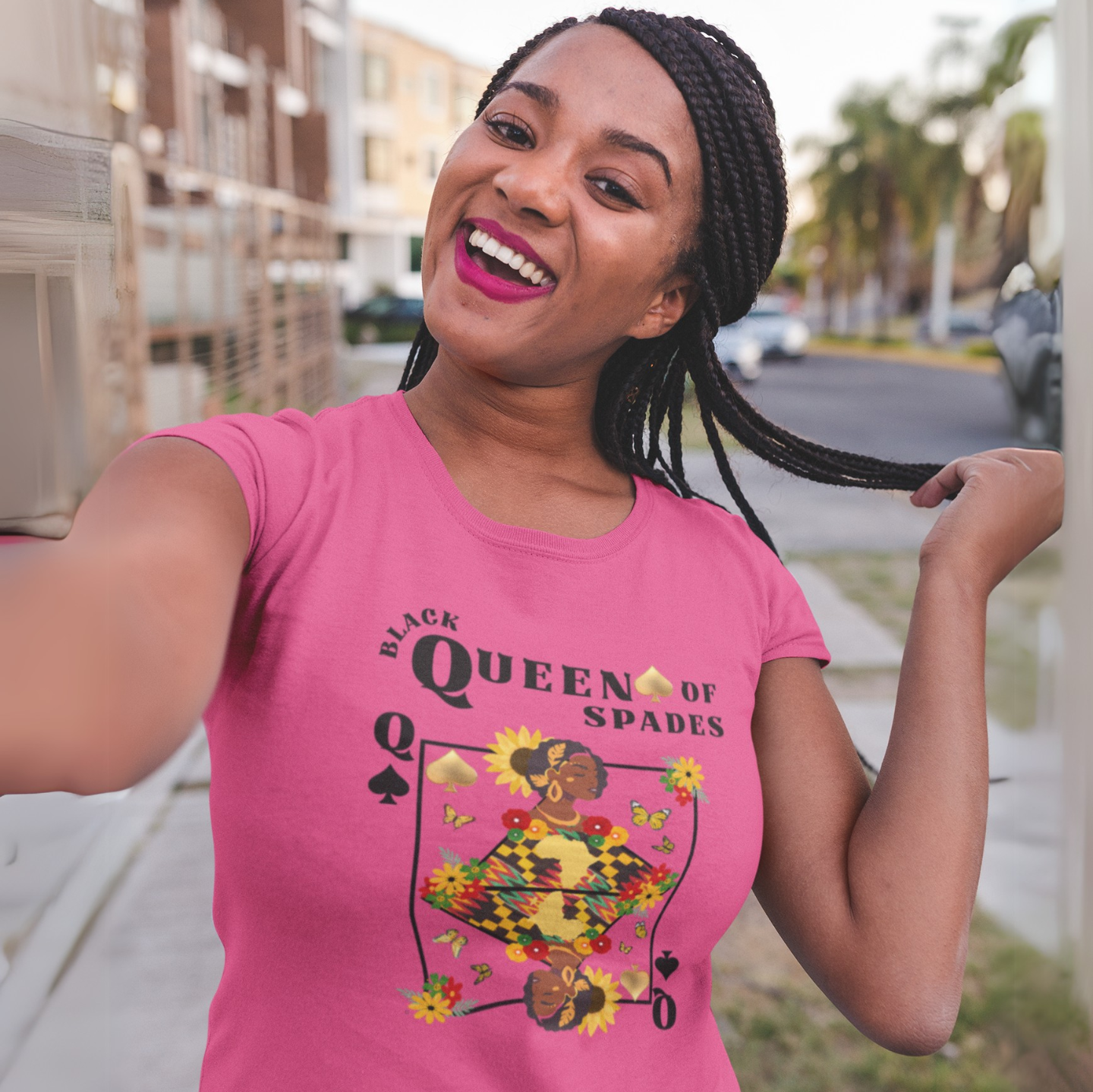 "BLACK QUEEN OF SPADES" CUSTOM SIGNATURE DESIGN