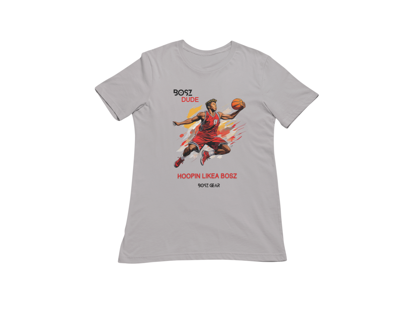 "BOSZ DUDE - HOOPIN LIKEA BOSZ" BOSZ GEAR T-SHIRT