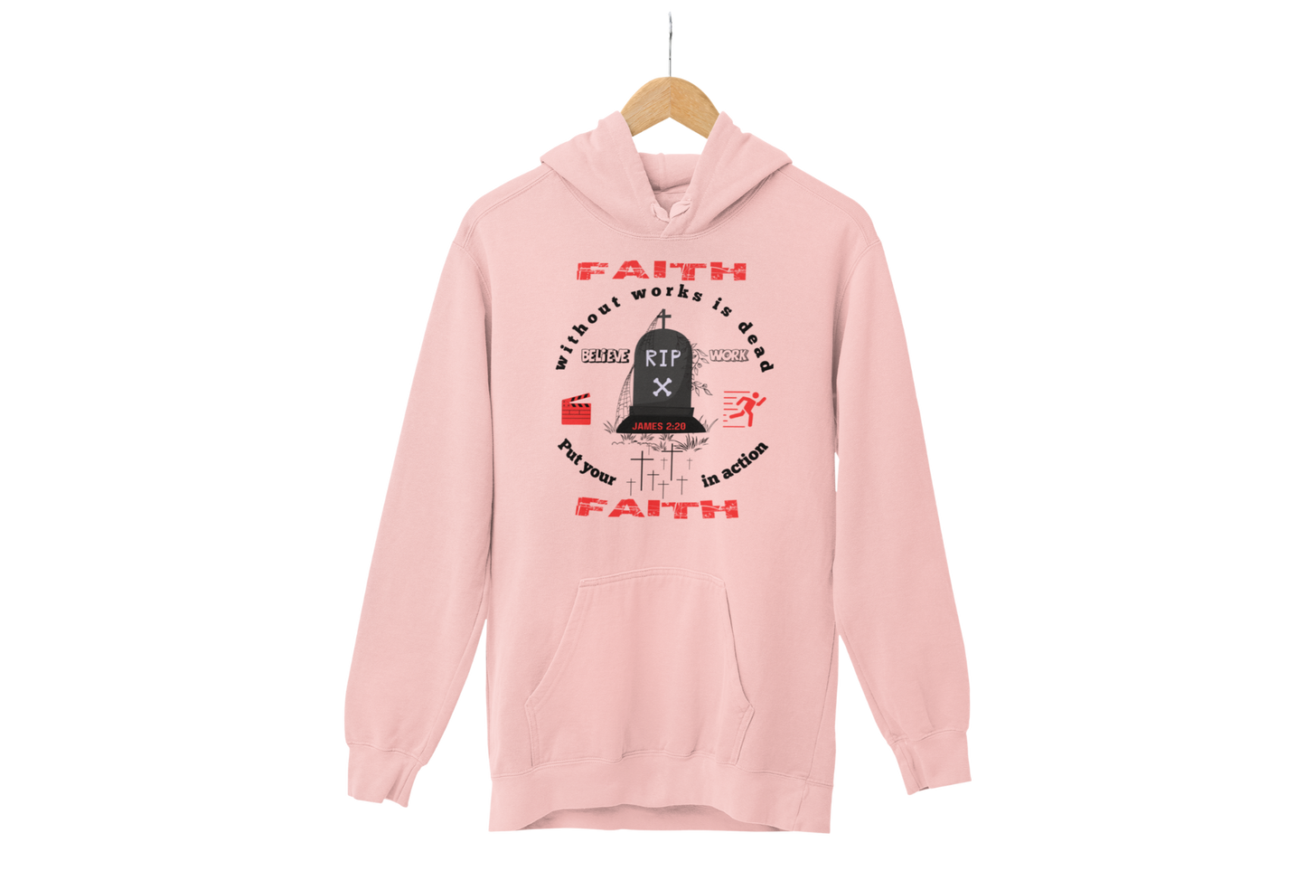 "FAITH WITHOUT WORKS IS DEAD - JAMES 2:20" SIGNATURE CUSTOM DESIGN