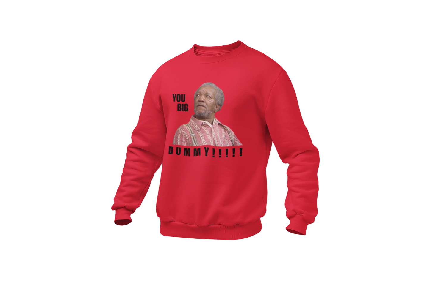 "YOU BIG DUMMY!!!!!!" CUSTOM DESIGN GRAPHIC SWEATSHIRT