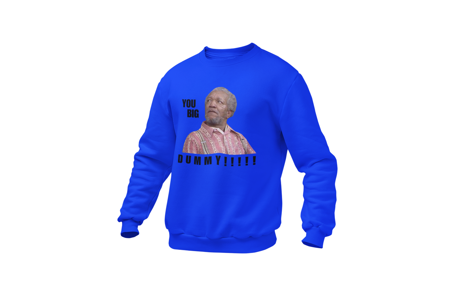 "YOU BIG DUMMY!!!!!!" CUSTOM DESIGN GRAPHIC SWEATSHIRT