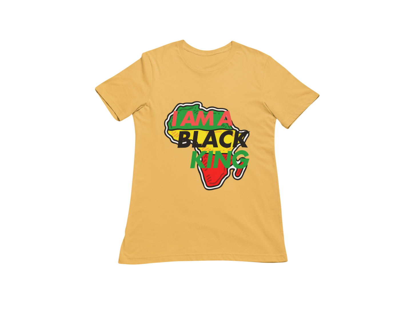 "I AM A BLACK KING OVER AFRICA" CUSTOM GRAPHIC T-SHIRT