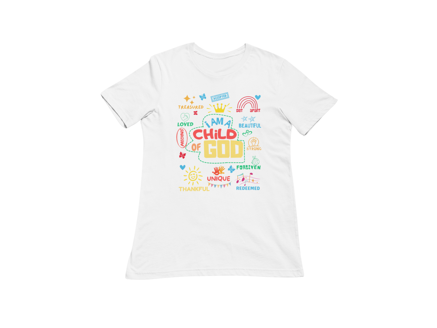 "I AM A CHILD OF GOD REDEFINED" CUSTOM GRAPHIC T-SHIRT