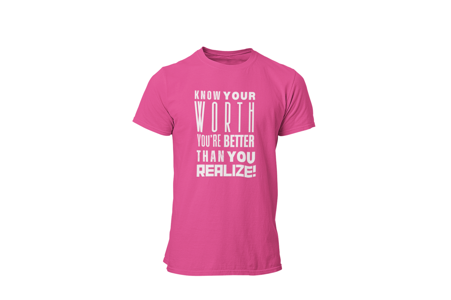"KNOW YOUR WORTH" CUSTOM GRAPHIC T-SHIRT