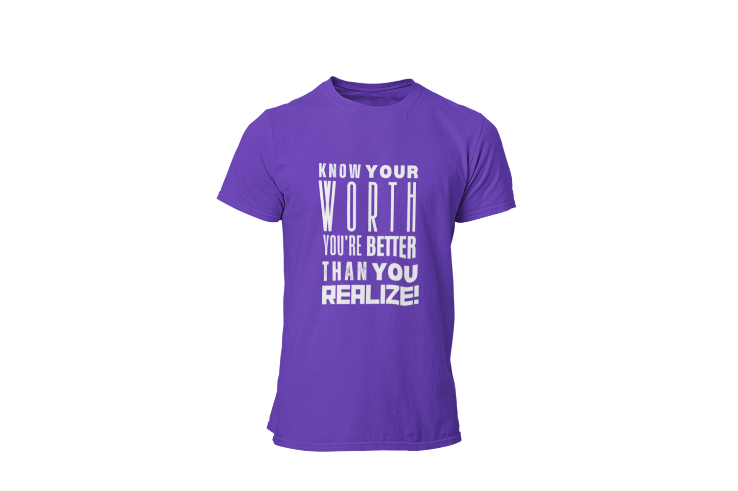 "KNOW YOUR WORTH" CUSTOM GRAPHIC T-SHIRT