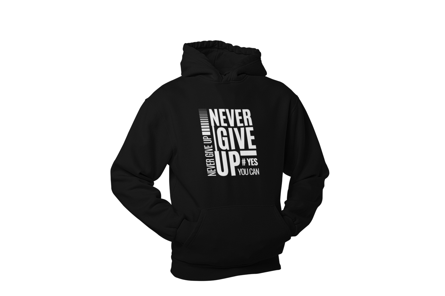 "NEVER GIVE UP" CUSTOM GRAPHIC DESIGN