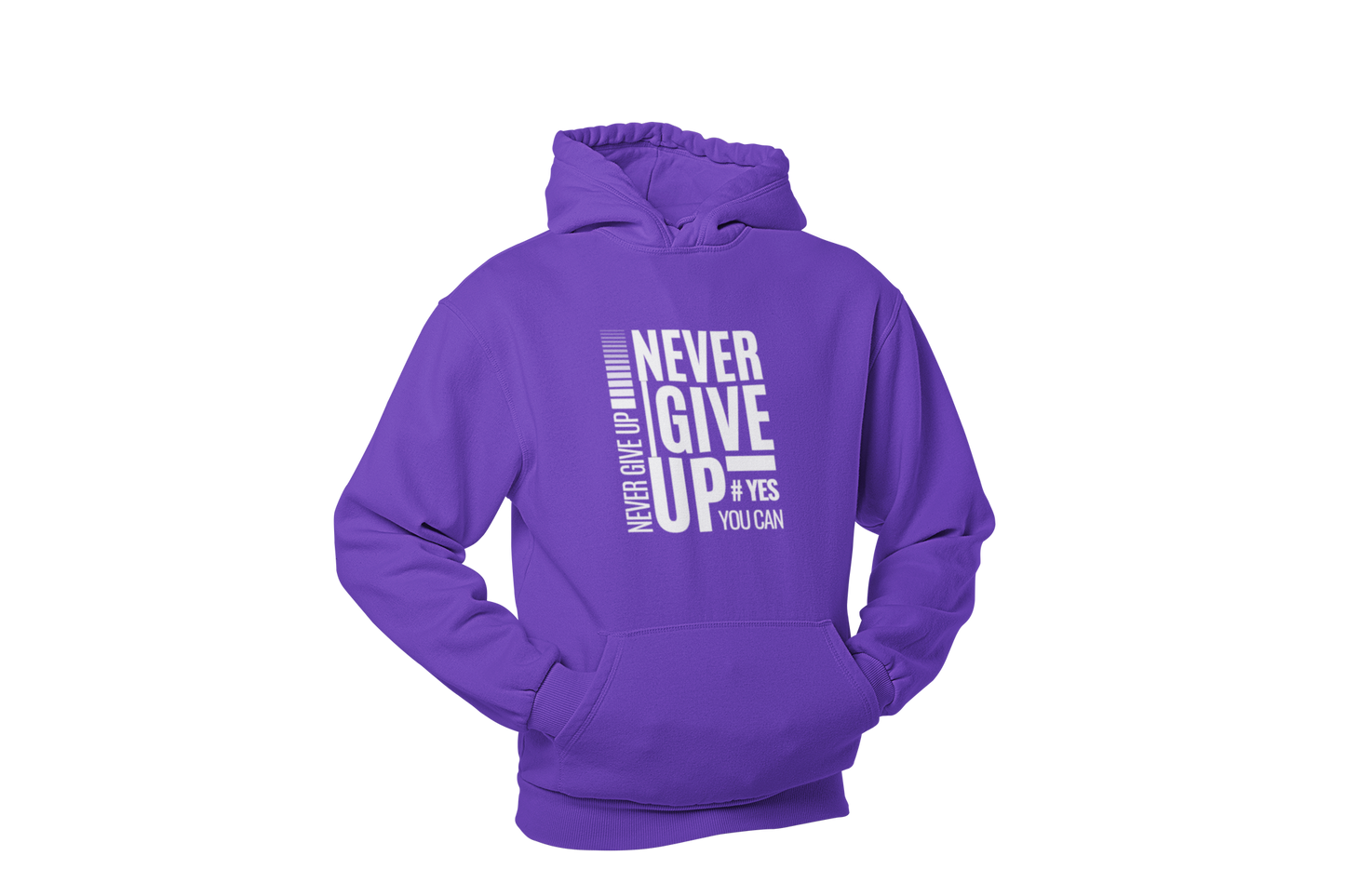 "NEVER GIVE UP" CUSTOM GRAPHIC DESIGN