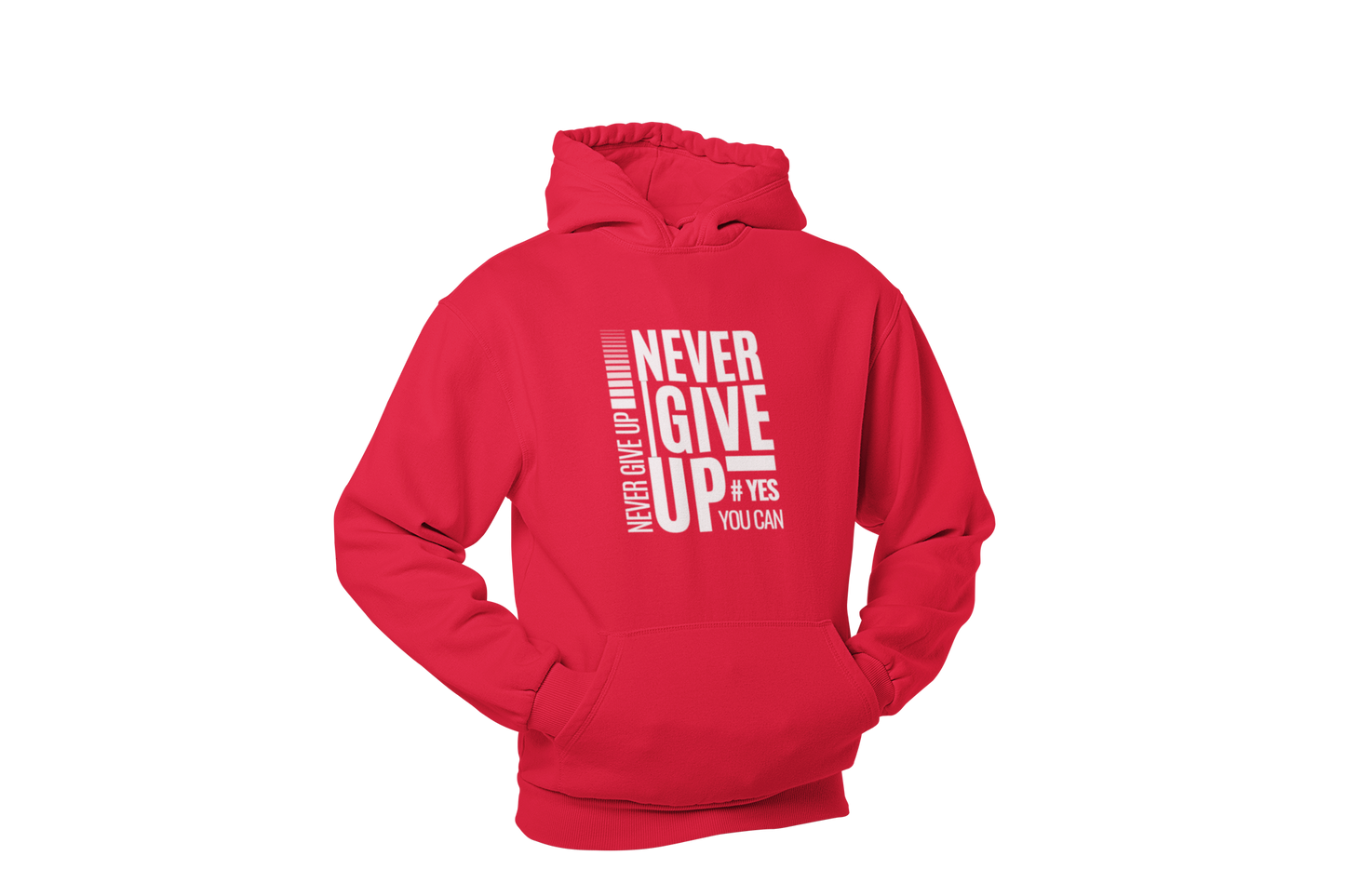 "NEVER GIVE UP" CUSTOM GRAPHIC DESIGN