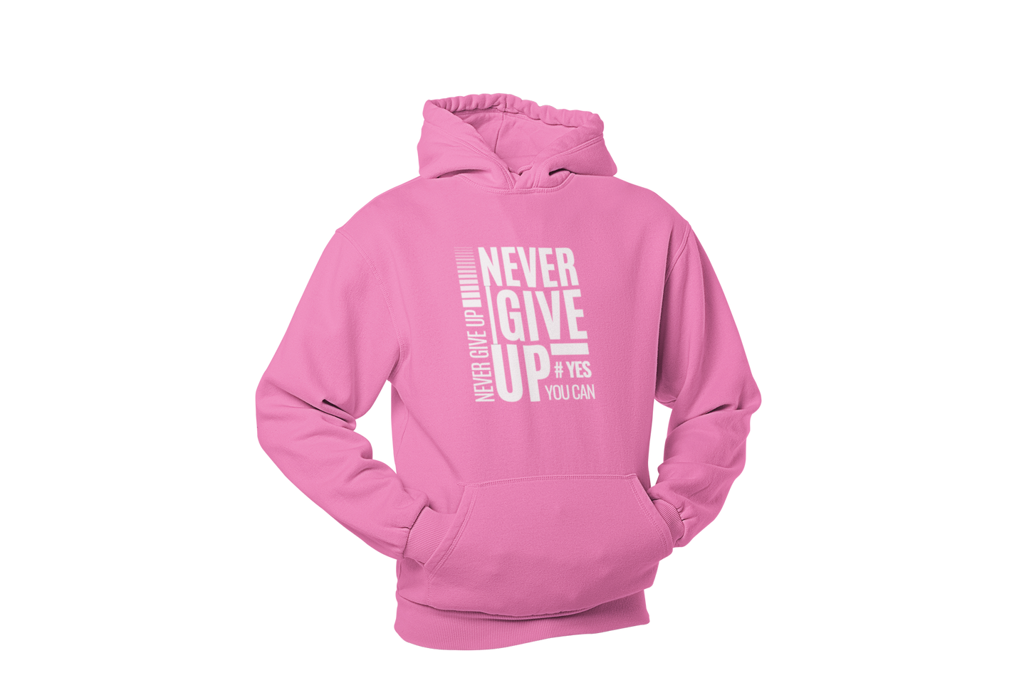 "NEVER GIVE UP" CUSTOM GRAPHIC DESIGN
