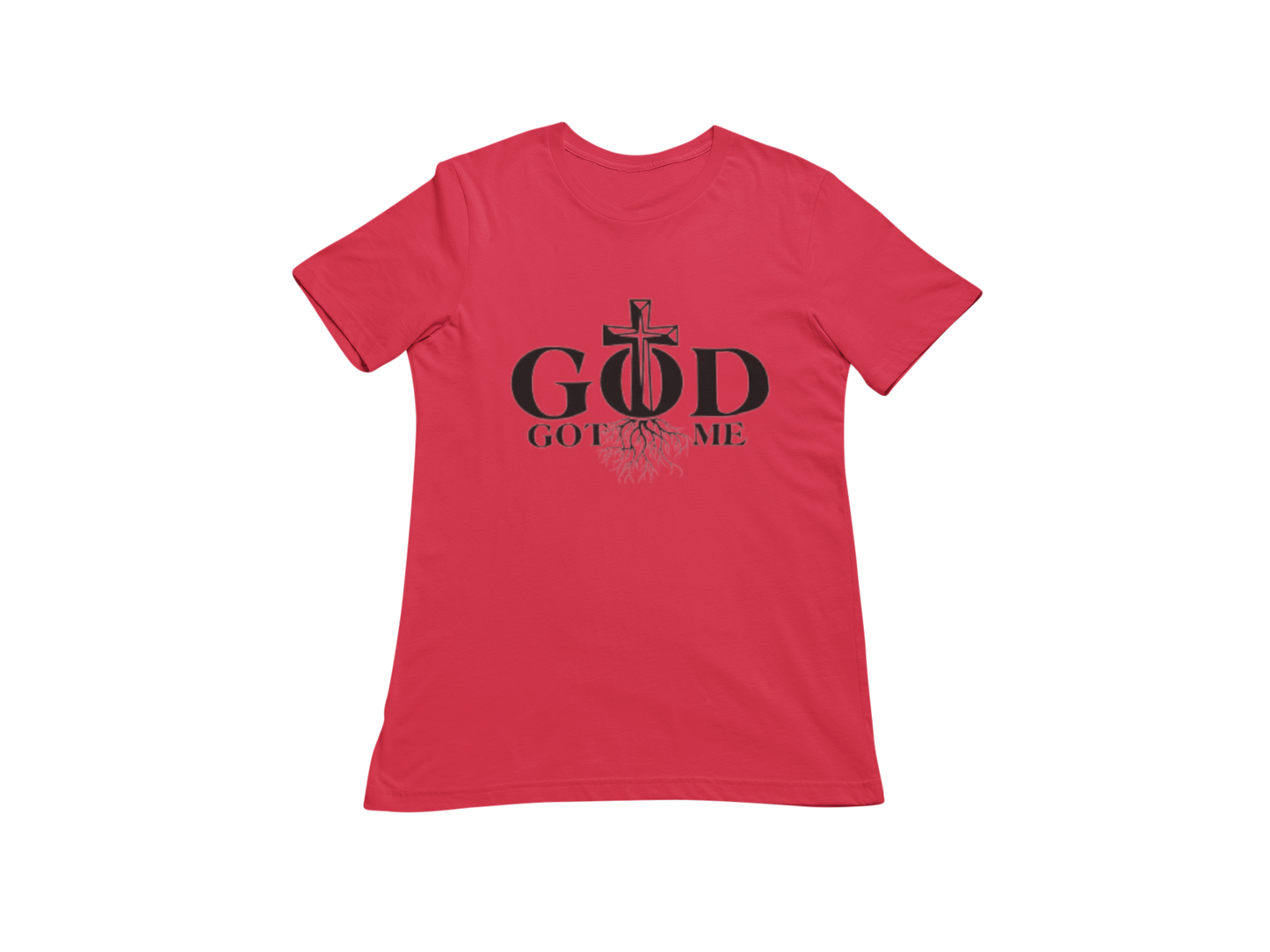 "GOD GOT ME" GRAPHIC PRINT T-SHIRT