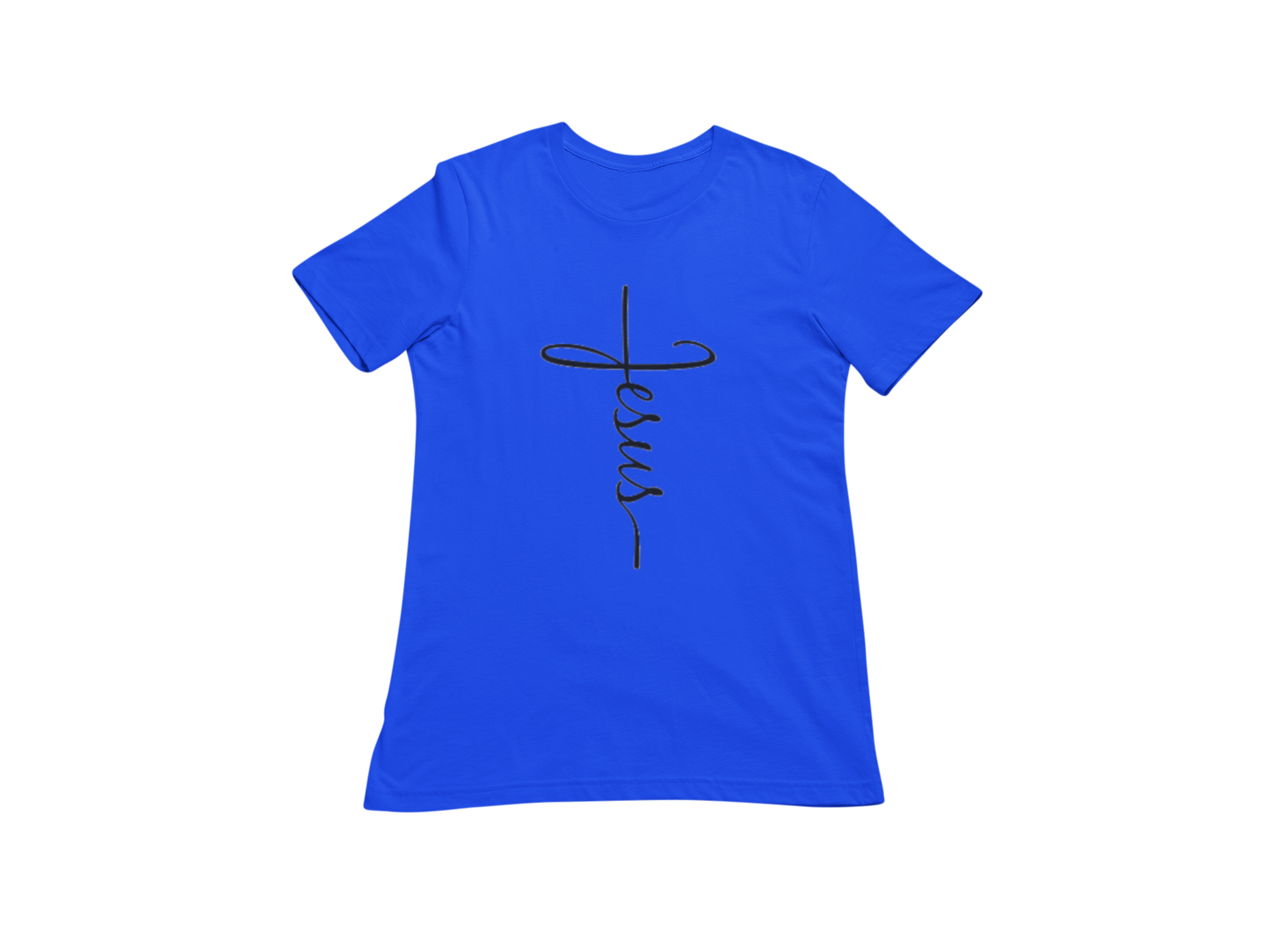 "JESUS CROSS" GRAPHIC PRINT