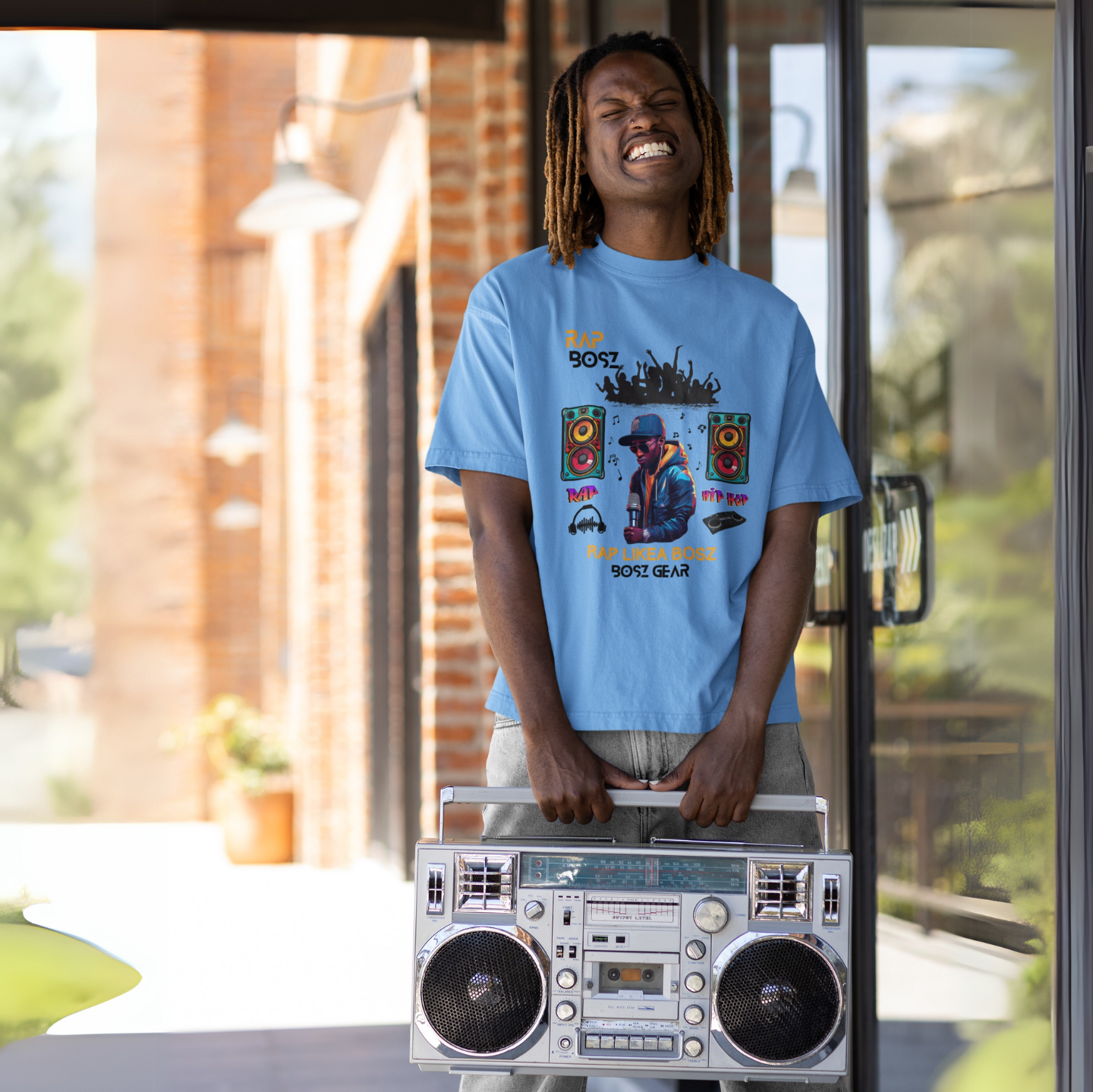 "RAP BOSZ - RAP LIKEA BOSZ" MALE BOSZ GEAR T-SHIRT