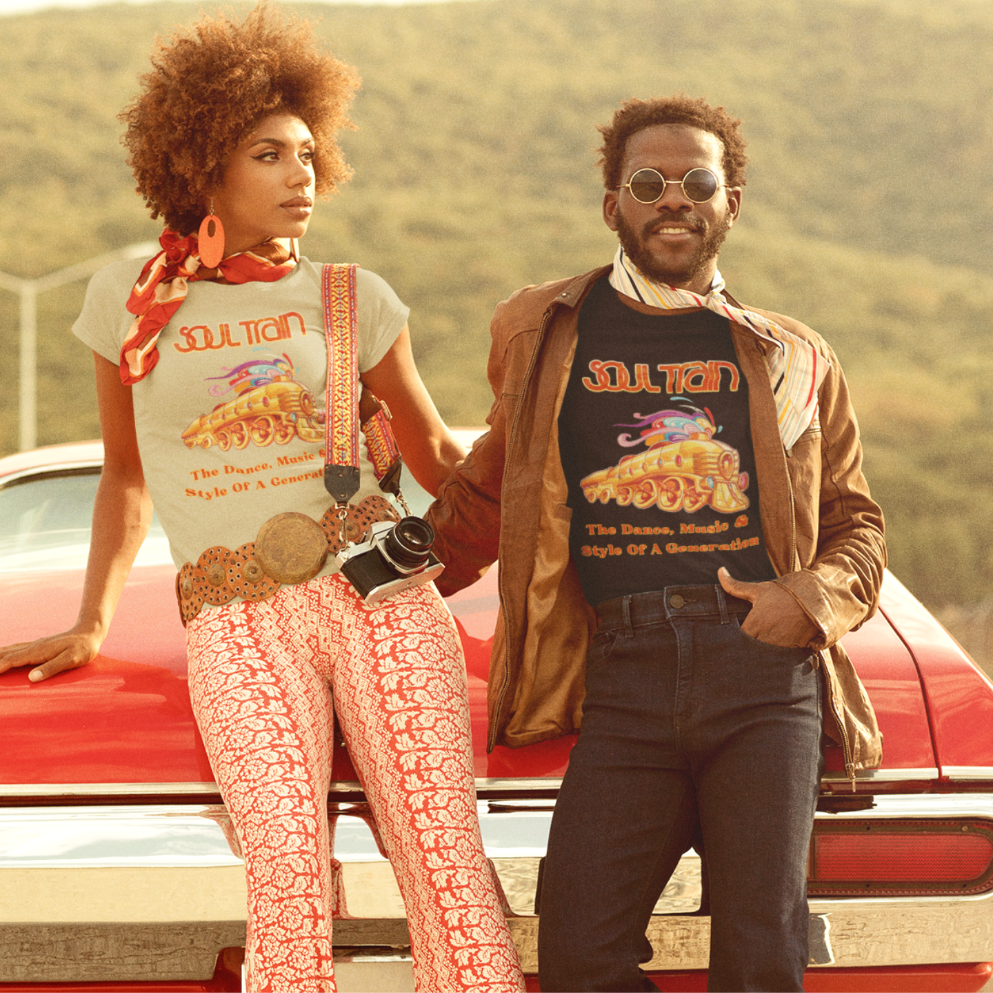 SOUL TRAIN SIGNATURE CUSTOM DESIGN T-SHIRT
