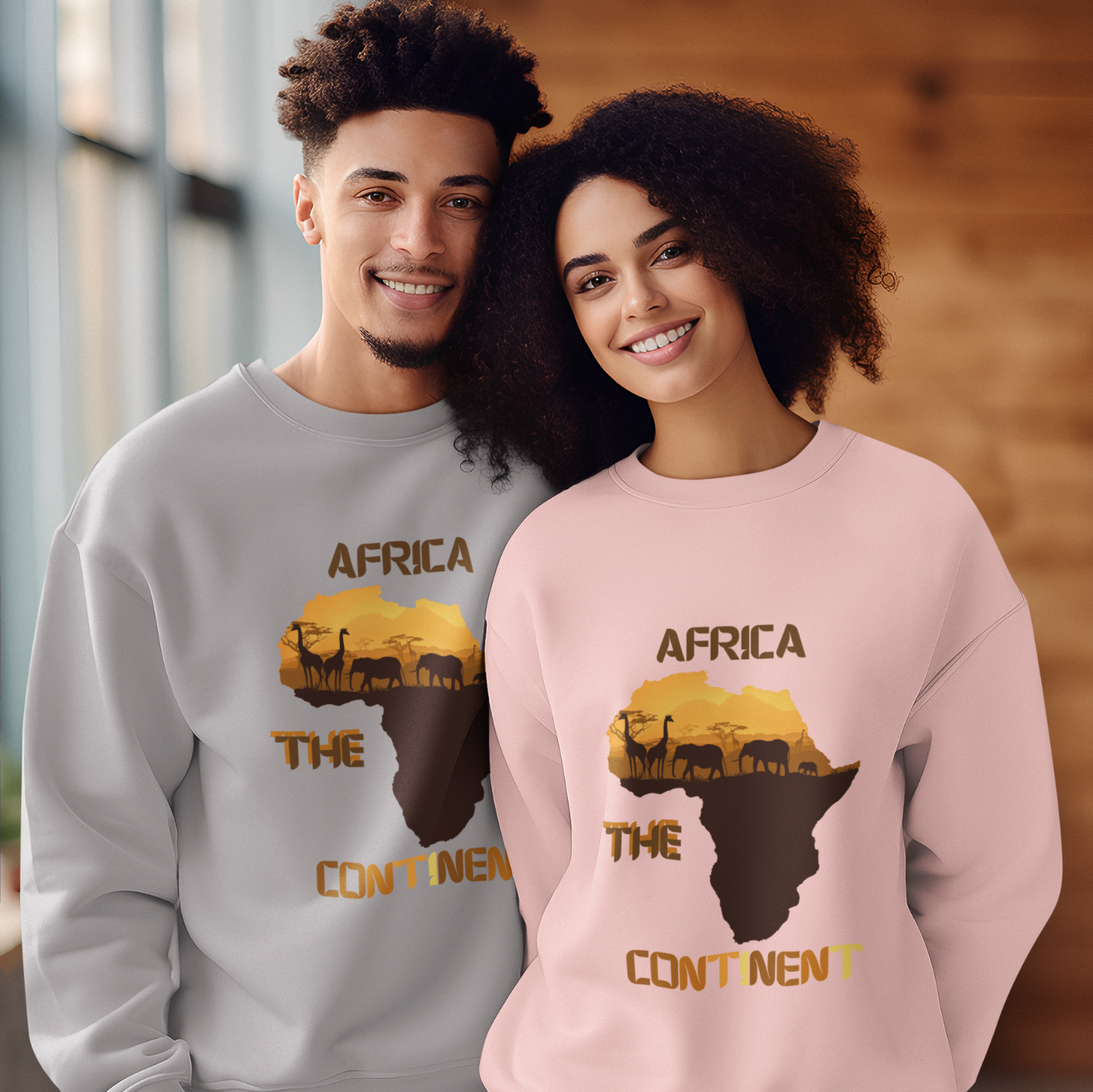 "AFRICA THE CONTINENT" CUSTOM GRAPHIC DESIGN