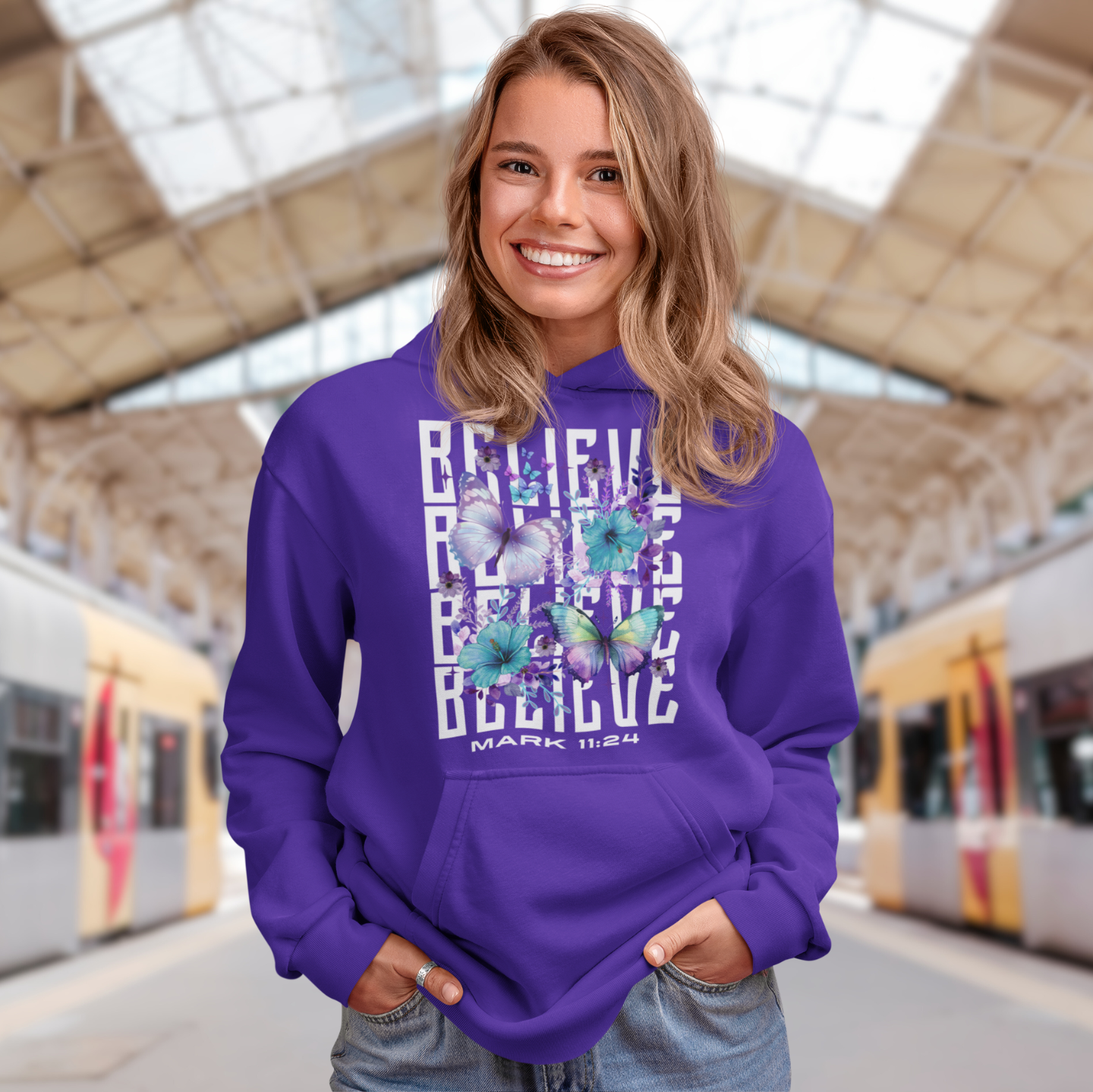 "BELIEVE -MARK 11:24" CUSTOM SIGNATURE DESIGN