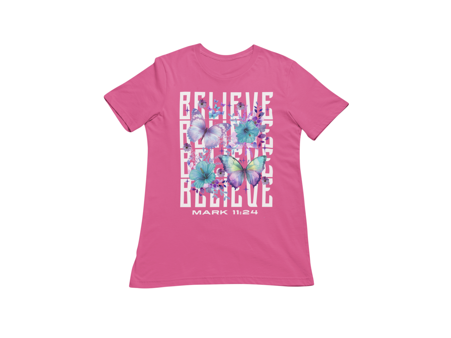 "BELIEVE -MARK 11:24" CUSTOM SIGNATURE DESIGN