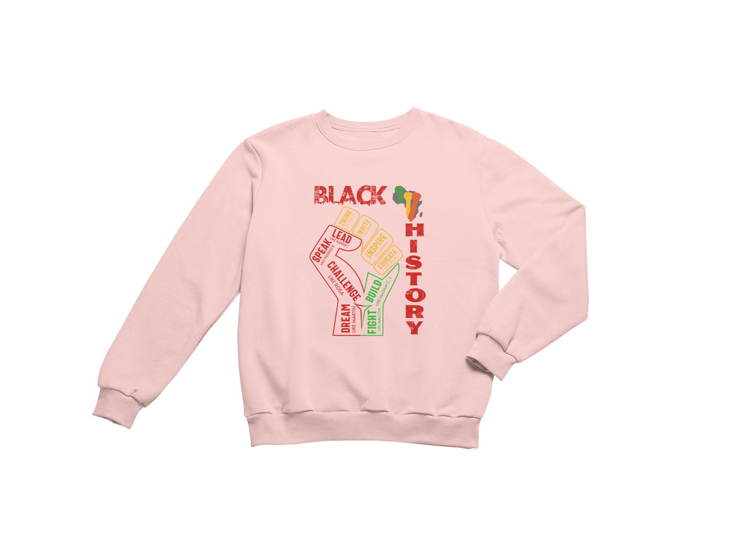 "BLACK HISTORY LEADERS" 3 COLORS SIGNATURE CUSTOM DESIGN