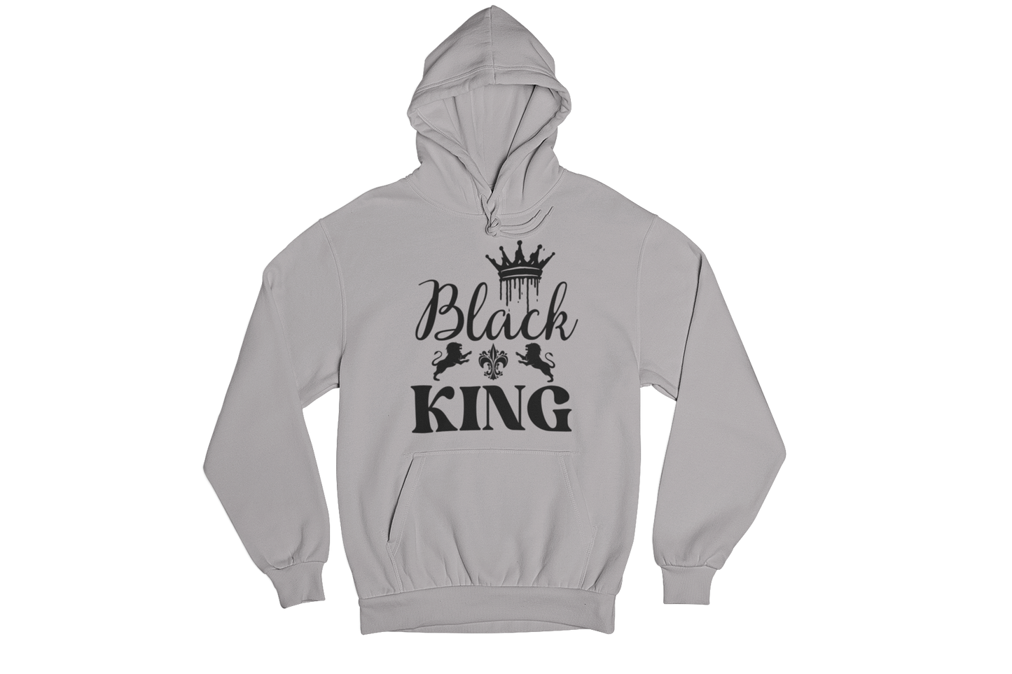 "BLACK KING" CUSTOM GRAPHIC DESIGN HOODIE