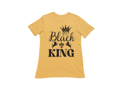 "BLACK KING" CUSTOM GRAPHIC DESIGN T-SHIRT