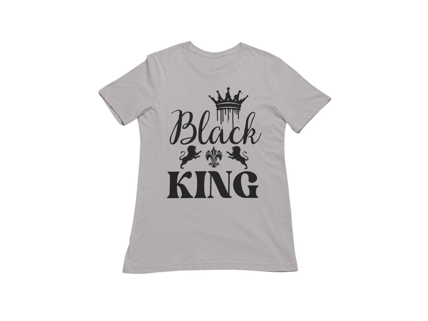 "BLACK KING" CUSTOM GRAPHIC DESIGN T-SHIRT