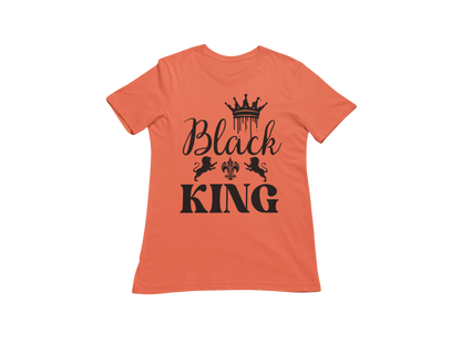 "BLACK KING" CUSTOM GRAPHIC DESIGN T-SHIRT