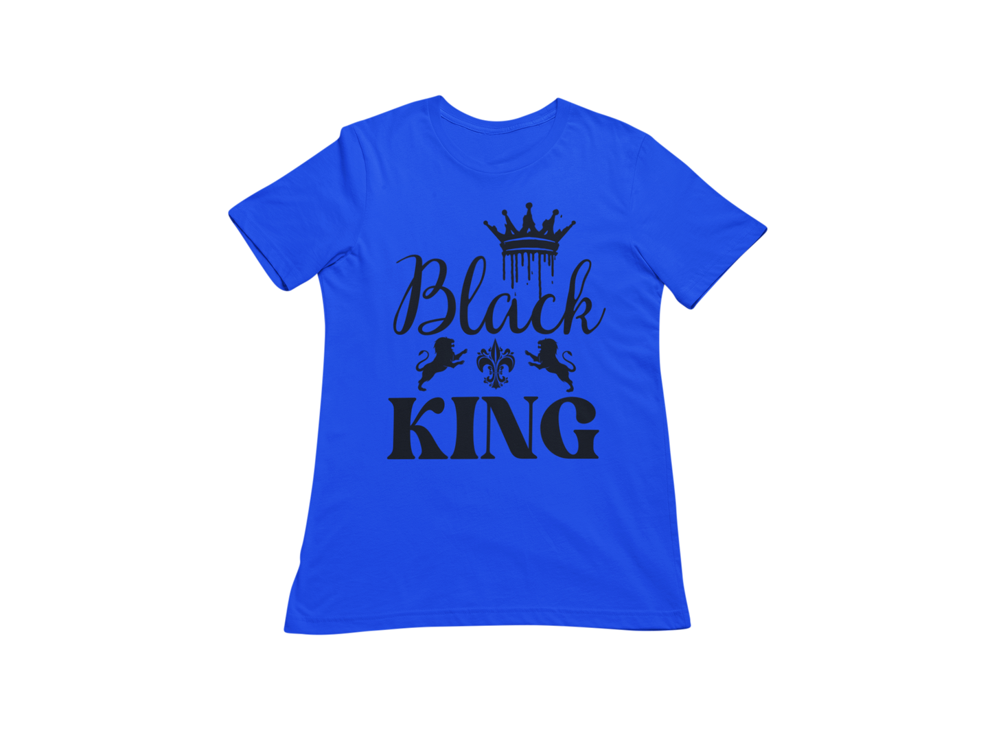 "BLACK KING" CUSTOM GRAPHIC DESIGN T-SHIRT