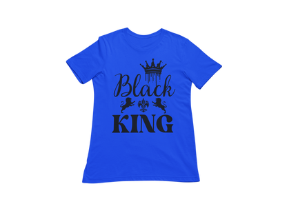 "BLACK KING" CUSTOM GRAPHIC DESIGN T-SHIRT
