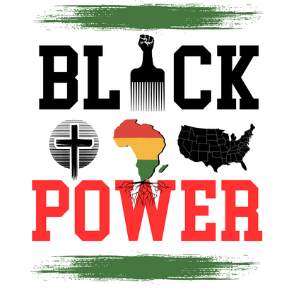 "BLACK POWER" CUSTOM GRAPHIC HOODIE
