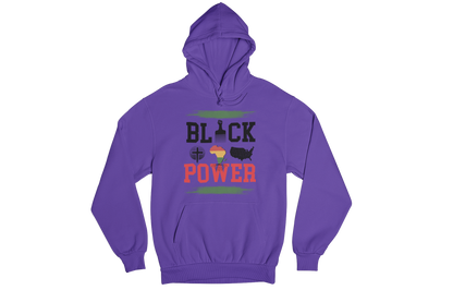 "BLACK POWER" CUSTOM GRAPHIC HOODIE