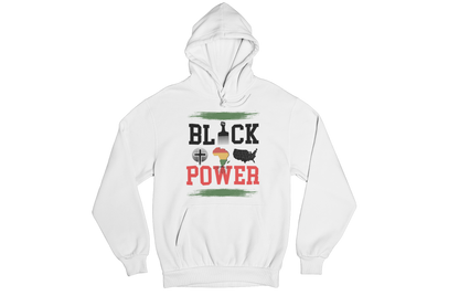 "BLACK POWER" CUSTOM GRAPHIC HOODIE