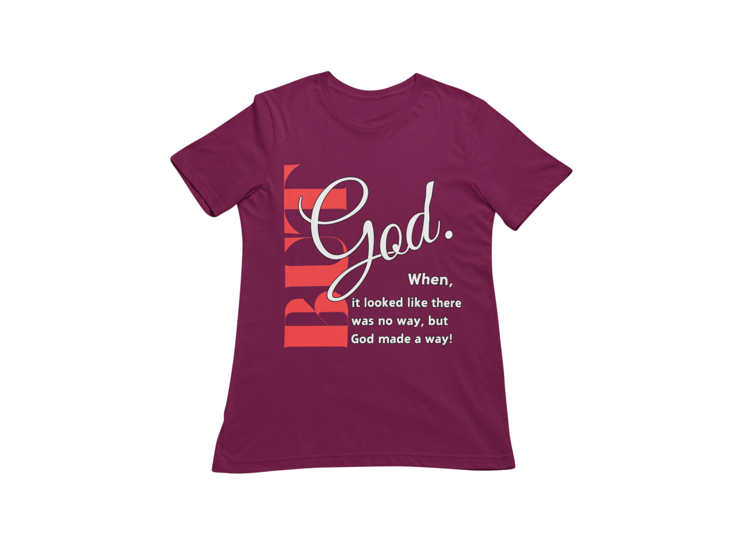"BUT GOD" CUSTOM SIGNATURE DESIGN