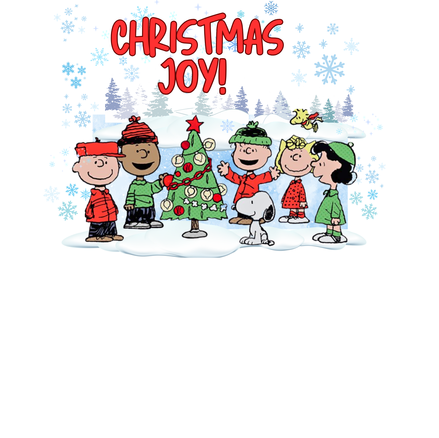 CHRISTMAS JOY THE PEASNUTS" SIGNATURE HOLIDAY DESIGN