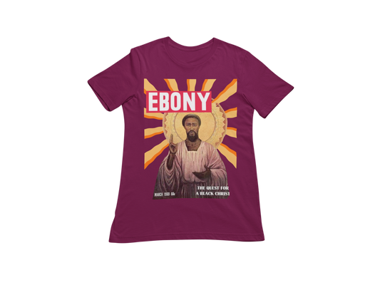 "EBONY THE QUEST FOR BLACK JESUS" CUSTOM DESIGN T-SHIRT