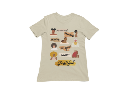 "GRATEFUL"  GRAPHIC PRINT