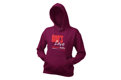 "GOD'S LOVE NEVER FAILS" CUSTOM HOODIE