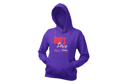 "GOD'S LOVE NEVER FAILS" CUSTOM HOODIE