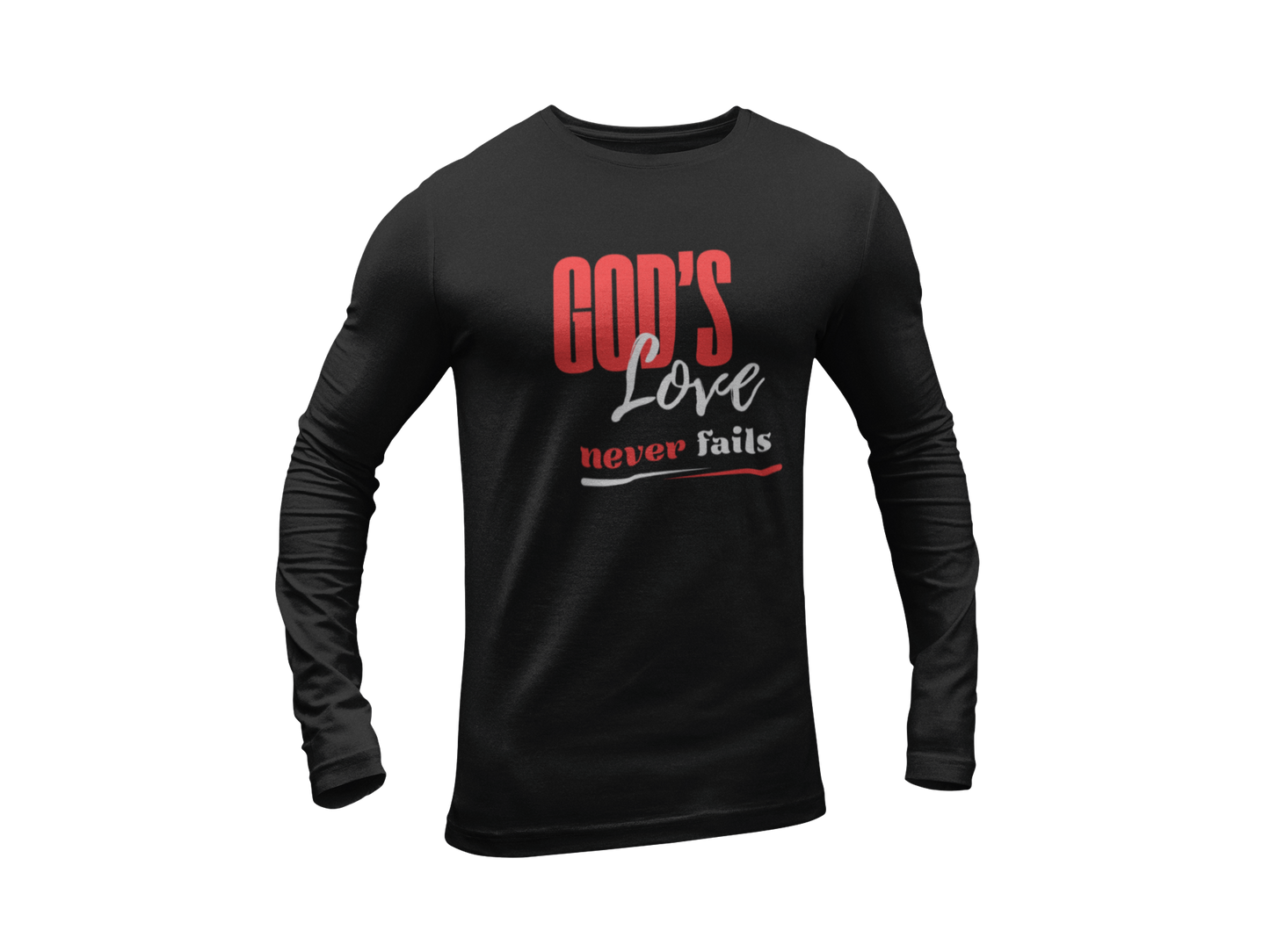 "GOD'S LOVE NEVER FAILS" CUSTOM DESIGN