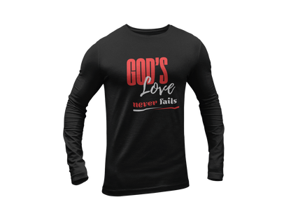 "GOD'S LOVE NEVER FAILS" CUSTOM DESIGN