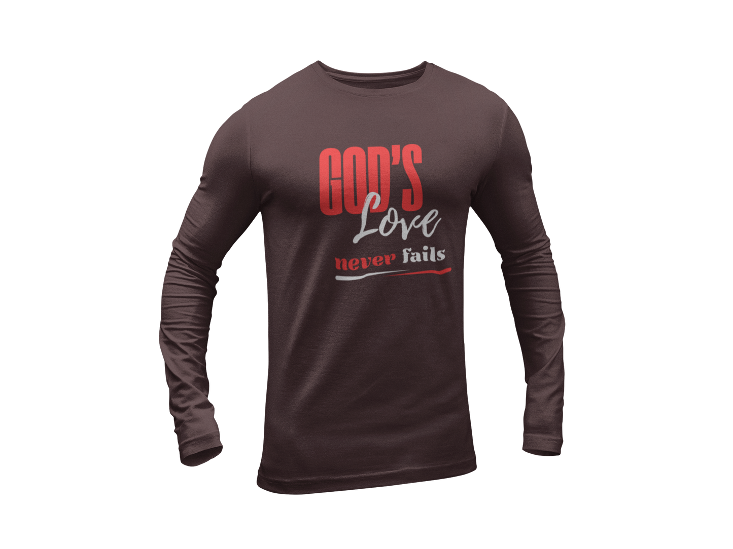 "GOD'S LOVE NEVER FAILS" CUSTOM DESIGN