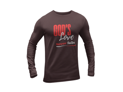 "GOD'S LOVE NEVER FAILS" CUSTOM DESIGN