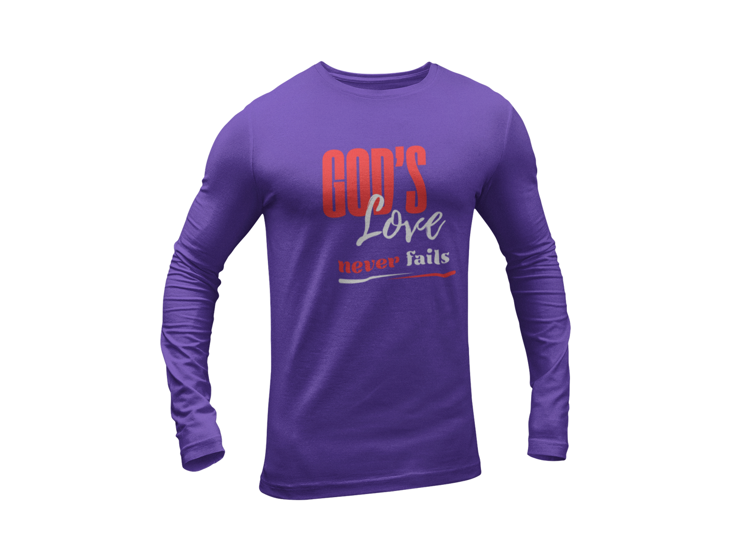 "GOD'S LOVE NEVER FAILS" CUSTOM DESIGN