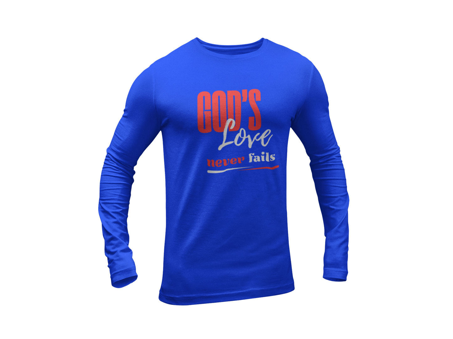 "GOD'S LOVE NEVER FAILS" CUSTOM DESIGN