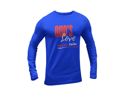 "GOD'S LOVE NEVER FAILS" CUSTOM DESIGN