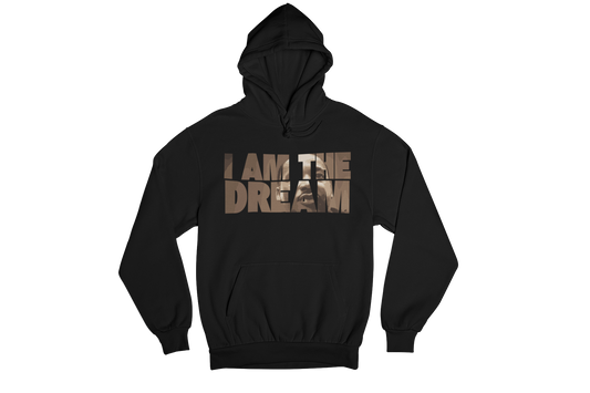 "I AM THE DREAM" SIGNATURE CUSTOM HOODIE (BRONZE PRINT)