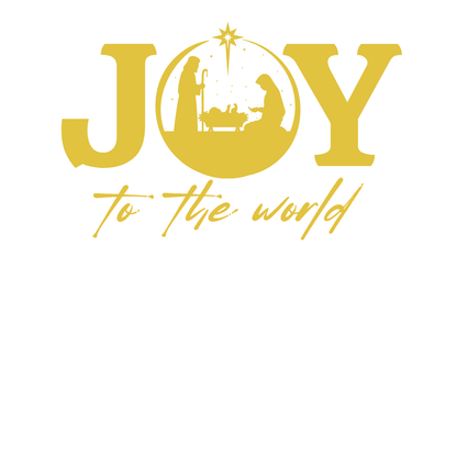 "JOY TO THE WORLD" (GOLD) SIGNATURE HOLIDAY DESIGN